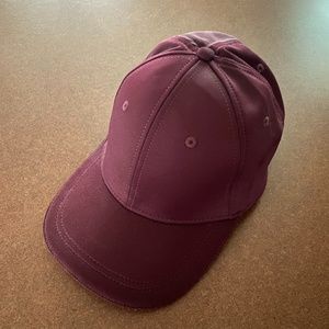 Athleta Burgundy ball cap